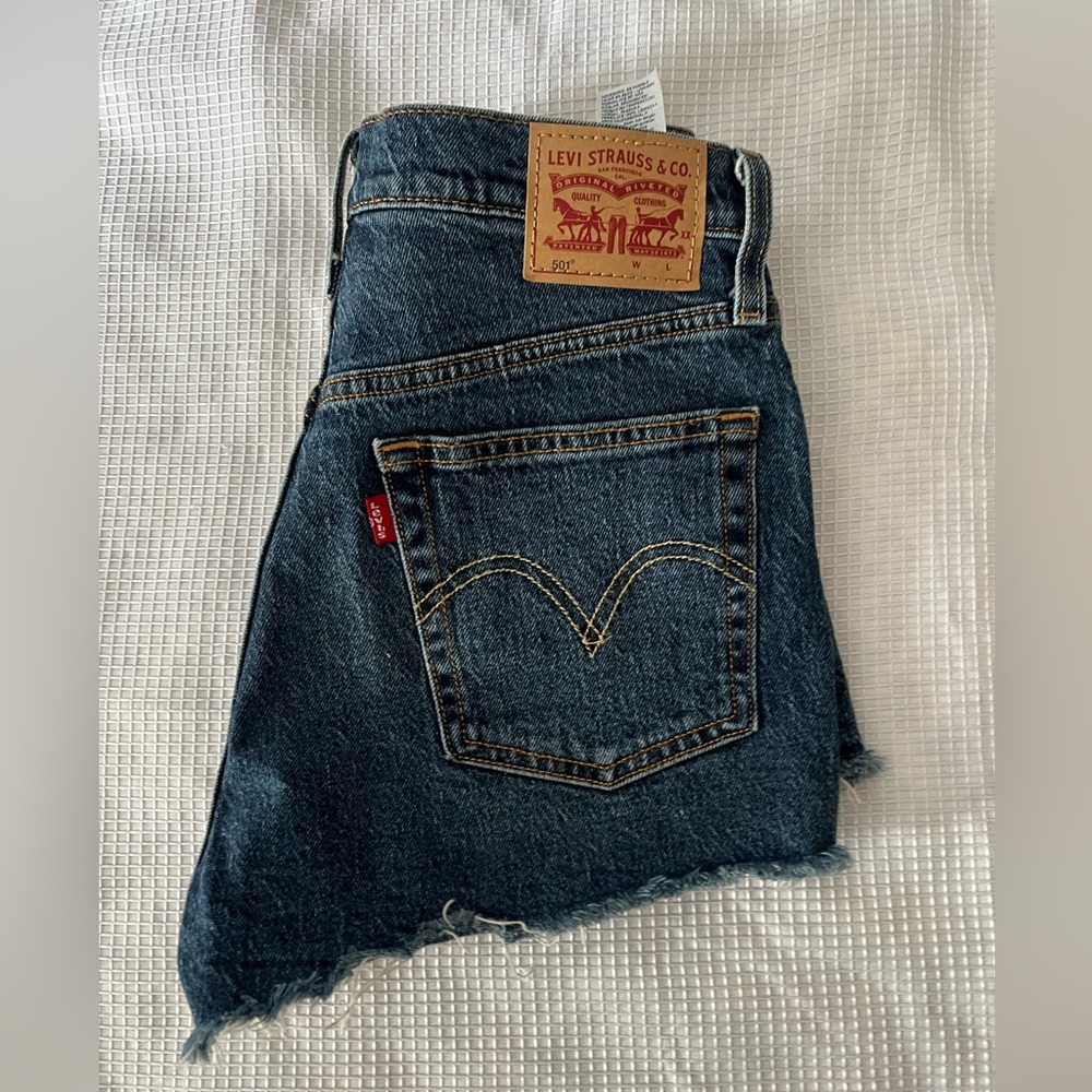 Levi's Blue Denim Shorts
